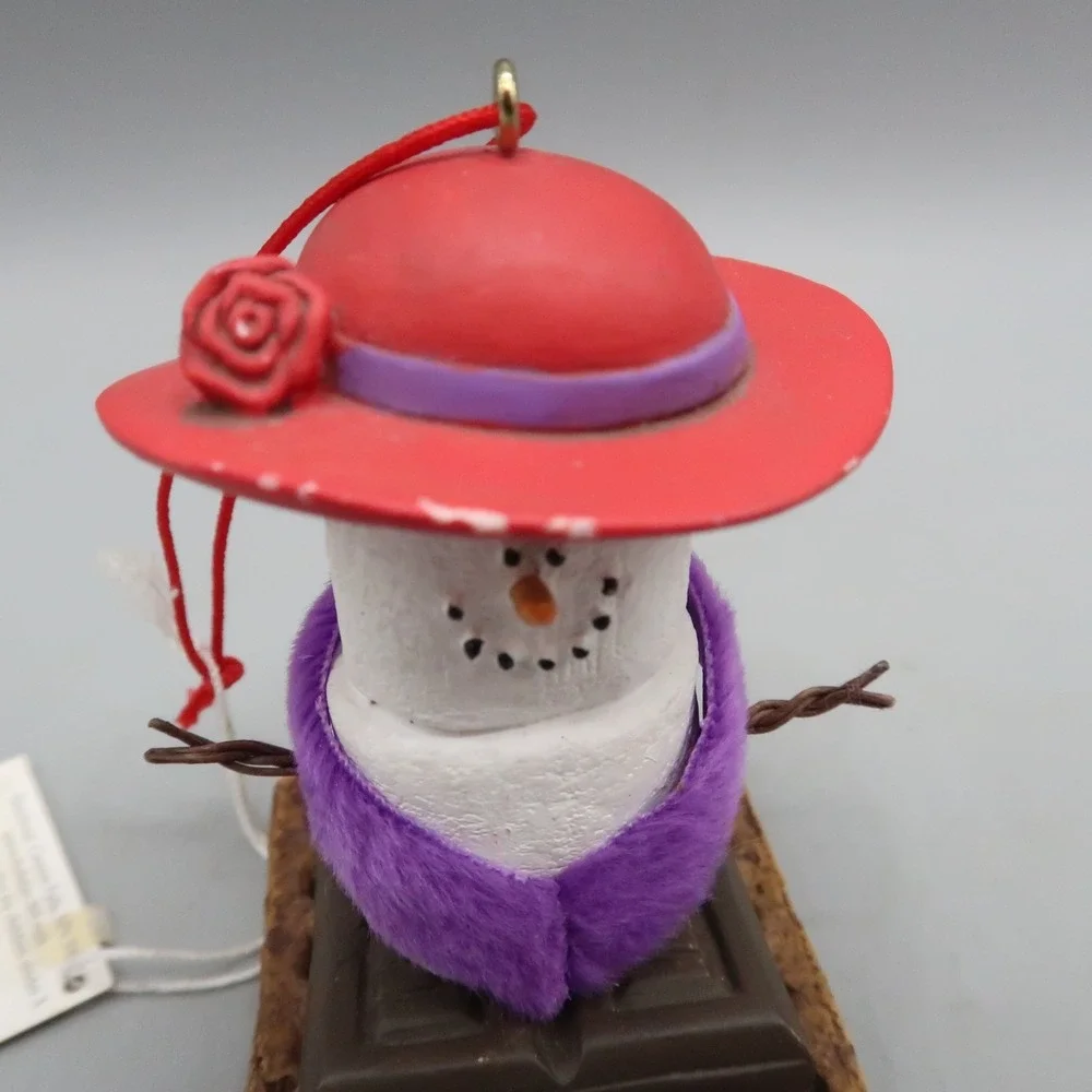 Red Hat Lady The Original Smore's Christmas Ornament Midwest of Cannon Falls 3